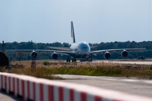 Airbus A380 wieder am Baden Airport